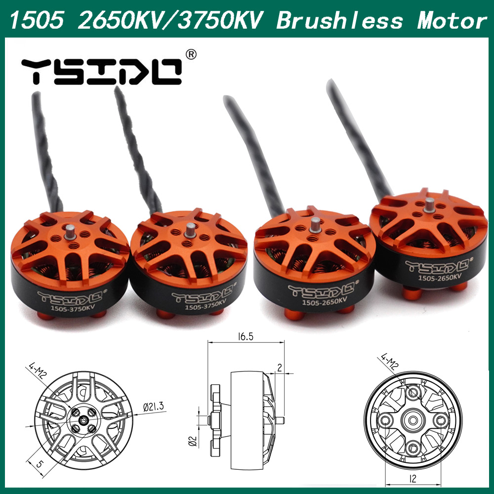 Drone Compass - 4PCS YSIDO 1505 2650KV 3750KV 전기